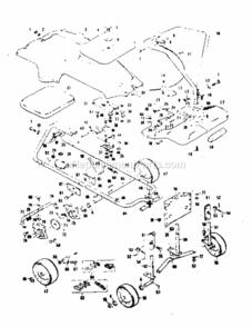 Part Location Diagram of 60894 Craftsman Shroud Bracket
