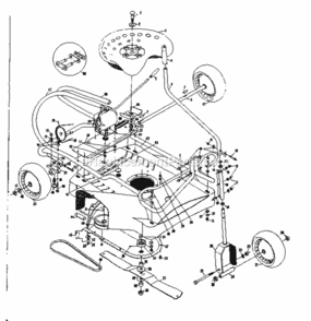 Page A Diagram and Parts List for 13188381  Craftsman Lawn Tractor