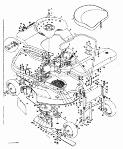 Part Location Diagram of 53037 MTD ASSEMBLY PTO CABLE 540