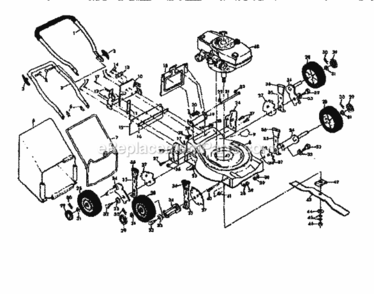 Part Location Diagram of 750823D Craftsman Engine