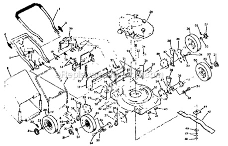Part Location Diagram of 81281 Craftsman Handle Lever