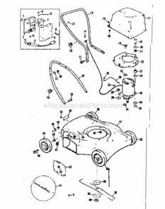 Part Location Diagram of 61043 Craftsman Switch Cover, Upper