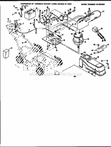 Part Location Diagram of 58891 Craftsman Cable-Clmp-U