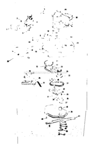 Page B Diagram and Parts List for 13196210  Craftsman Lawn Tractor