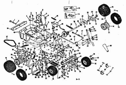 Part Location Diagram of 67157 Craftsman Steer Assembly