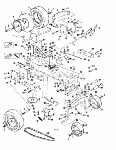 Part Location Diagram of 62843 Craftsman Support Assembly