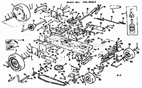 Part Location Diagram of 64244 Craftsman Wl/Tire