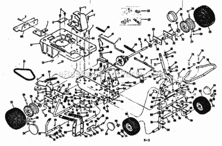 Page A Diagram and Parts List for 13196323  Craftsman Lawn Tractor