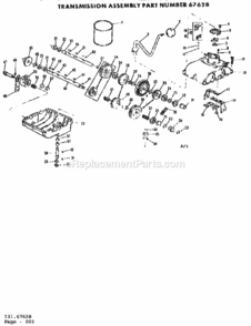 Page F Diagram and Parts List for 131963263  Craftsman Lawn Tractor