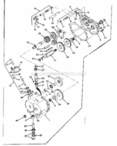 Page D Diagram and Parts List for 13196350  Craftsman Lawn Tractor