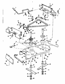 Page D Diagram and Parts List for 13196400  Craftsman Lawn Tractor
