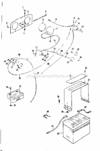 Part Location Diagram of 58931 Craftsman Wire Assembly