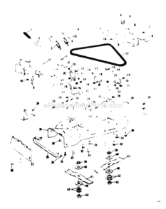 Page C Diagram and Parts List for 13196460  Craftsman Lawn Tractor