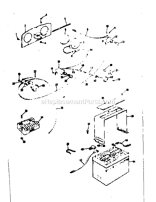 Page D Diagram and Parts List for 13196460  Craftsman Lawn Tractor