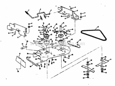 Page C Diagram and Parts List for 13196461  Craftsman Lawn Tractor