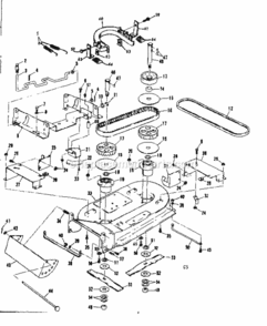 Page D Diagram and Parts List for 13196501  Craftsman Lawn Tractor