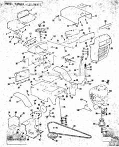 Page A Diagram and Parts List for 13196502  Craftsman Lawn Tractor