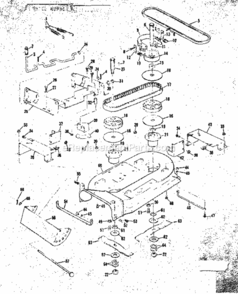 Page C Diagram and Parts List for 13196502  Craftsman Lawn Tractor