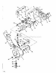 Part Location Diagram of 776107 Tecumseh INPUT SHAFT