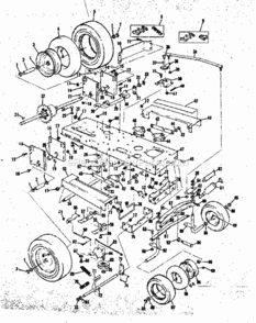 Page B Diagram and Parts List for 13196512  Craftsman Lawn Tractor