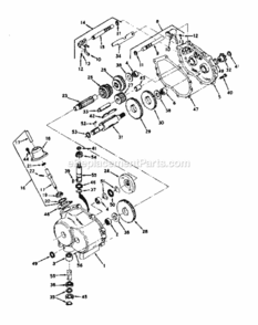 Page D Diagram and Parts List for 13196512  Craftsman Lawn Tractor
