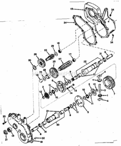 Part Location Diagram of 776093 Tecumseh BRAKE SHAFT