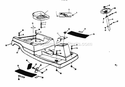 Part Location Diagram of G069870 Generac BREATHER CRANKCASE