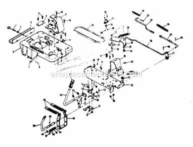 Part Location Diagram of 70054 Generac A-c ammeter (0-50)