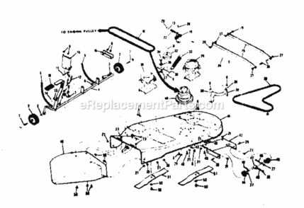 Part Location Diagram of STD324600 Craftsman Belt