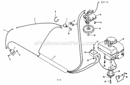 Part Location Diagram of 752303 Tecumseh SHORT BLK V