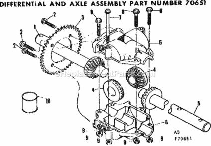 Page G Diagram and Parts List for 13196892  Craftsman Lawn Tractor