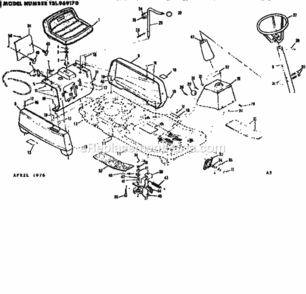 Part Location Diagram of 73320 Generac 1/2-13 Hex Locking Nut