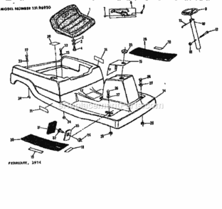 Part Location Diagram of 69889 Generac ROTOR ASSEMBLY 8-KW