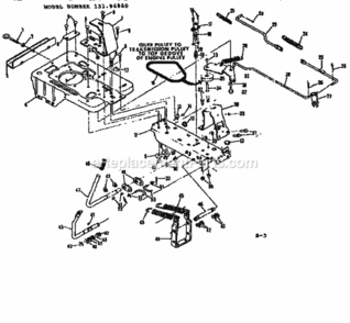 Part Location Diagram of 68617 Craftsman Clutch Handle