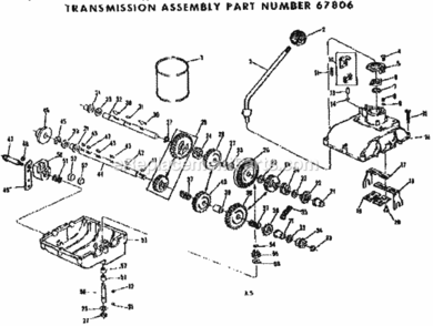 Page F Diagram and Parts List for 13196950  Craftsman Lawn Tractor