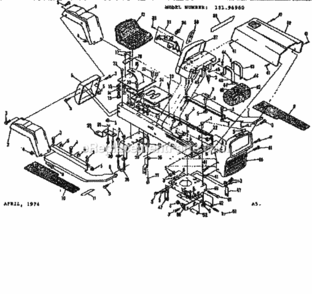 Part Location Diagram of 674A273 Craftsman Deck