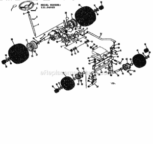 Part Location Diagram of 71189 Craftsman Tie Rod