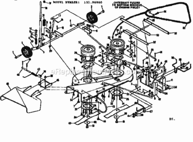 Part Location Diagram of 71730 Craftsman Housing