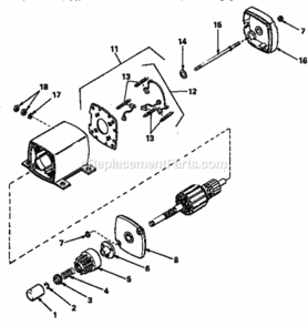 Part Location Diagram of 33451 Craftsman Dust Cover