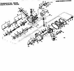 Page F Diagram and Parts List for 131969800  Craftsman Lawn Tractor