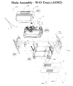 Part Location Diagram of MWMA2045 Craftsman Spindle