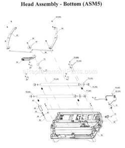 Part Location Diagram of MWMA2012 Craftsman Roller Idle Asy