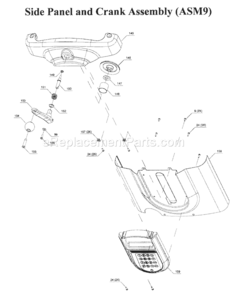 Part Location Diagram of MWMA2042 Craftsman Crank Handle