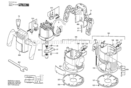 Part Location Diagram of 2610915162 Bosch Tool SCREW