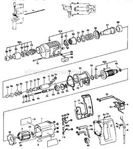 Page A Diagram and Parts List for 135277110  Craftsman Hammer Drill