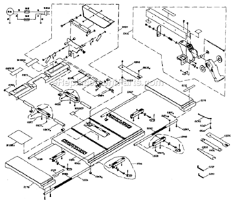 Part Location Diagram of 2DB3 Craftsman Upper Tube