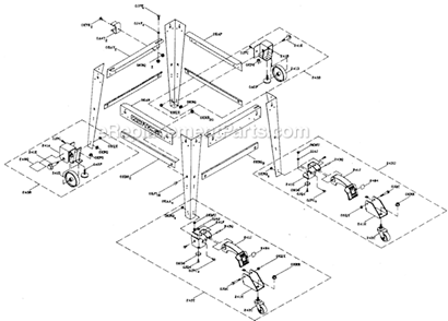 Part Location Diagram of 0A4T Craftsman Hook