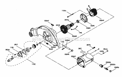 Part Location Diagram of 2B79 Craftsman Screw 1Pc