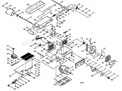 Part Location Diagram of STD833050 Craftsman Capacitor Screw