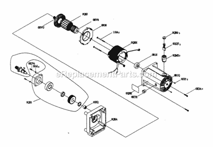 Part Location Diagram of 0QEA Craftsman Bracket